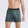 imageBAMBOO COOL Mens Boxer Shorts Underwear Soft Comfortable Breathable Classic Casual Loose Stretch Knit Short 3 PackBnavy Bluegreenlight Gray3pack