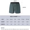 imageBAMBOO COOL Mens Boxer Shorts Underwear Soft Comfortable Breathable Classic Casual Loose Stretch Knit Short 3 PackBnavy Bluegreenlight Gray3pack