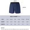 imageBAMBOO COOL Mens Boxer Shorts Underwear Soft Comfortable Breathable Classic Casual Loose Stretch Knit Short 3 PackCnavy Bluegrayblack3pack