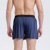 imageBAMBOO COOL Mens Boxer Shorts Underwear Soft Comfortable Breathable Classic Casual Loose Stretch Knit Short 3 PackCnavy Bluegrayblack3pack