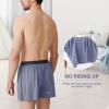 imageBAMBOO COOL Mens Boxer Shorts Underwear Soft Comfortable Breathable Knit Boxers Short for Men 3 or 5 PackBlack  Navy  Light Grey  Cement Grey  Grey Blue 5pack
