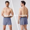 imageBAMBOO COOL Mens Boxer Shorts Underwear Soft Comfortable Breathable Knit Boxers Short for Men 3 or 5 PackGrey Green  Cement Grey  Grey Blue  Grey  Pigeon Grey 5pack