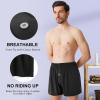 imageBAMBOO COOL Mens Boxers Short Boxer for Men Soft Comfortable Casual Breathable Underwear 3 Pack or 5 PackBblack3pack