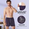 imageBAMBOO COOL Mens Boxers Short Boxer for Men Soft Comfortable Casual Breathable Underwear 3 Pack or 5 PackBpurple3pack
