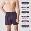 imageBAMBOO COOL Mens Boxers Short Boxer for Men Soft Comfortable Casual Breathable Underwear 3 Pack or 5 PackBpurple3pack