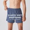 imageBAMBOO COOL Mens Boxers Short Boxer for Men Soft Comfortable Casual Breathable Underwear 3 Pack or 5 PackCblack Grey  Blue  Blue Stripe  Black Stripe  Black5pack