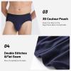 imageBAMBOO COOL Mens Underwear Ultra Soft Performance Mens Briefs with Pouch Tagfree No Fly underpants for MenBlue purple7pack