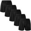 imageBAMBOO COOL Mens Boxer Shorts Underwear Soft Comfortable Breathable Knit Boxers Short for Men 3 or 5 PackBlack 5pack