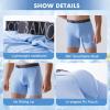 imageBAMBOO COOL Mens 360 Breathable Mesh Underwear MoistureWicking Boxer Briefs Cooling PerformanceMultipack054 Black4 Pack