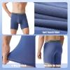 imageBAMBOO COOL Mens Underwear Boxer Briefs Soft Breathable Underwear 4 or 7 Pack05blackHaze BlueGrayGrayish Blue4 Pack