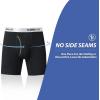 imageBAMBOO COOL Mens Underwear Boxer Briefs Soft Breathable Underwear 4 or 7 Pack06redDarkgrayBlackgrayBlack4 Pack