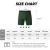 imageBAMBOO COOL Mens Underwear Boxer Briefs Soft Breathable Underwear 4 or 7 Pack08brownDark BlueBlackish GrayBlackish Green4 Pack