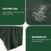 imageBAMBOO COOL Mens Underwear Boxer Briefs Soft Breathable Underwear 4 or 7 Pack08brownDark BlueBlackish GrayBlackish Green4 Pack