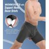 imageBAMBOO COOL Mens Underwear Support Pouch Mens Boxer Brief Breathable Underwear 3 pack3cmulticolor