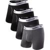 07-dark-gray/Black-gray/2 Black(4 Pack)