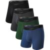 09-navy Blue/Dark Gray/Black/Dark Green(4 Pack)