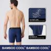 imageBAMBOO COOL Man Underwear Mens Boxer Briefs Soft Moisture wicking Boxers 5 Pack