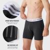 imageBAMBOO COOL Mens Underwear Boxer Briefs 4 Pack Breathable Soft Bamboo Underwear For Men