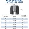imageBAMBOO COOL Mens Underwear Boxer Briefs Soft Breathable Underwear Comfortable Boxer Briefs for Men 3 Pack Gray