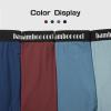 imageBAMBOO COOL Mens Underwear Boxer Briefs with Fly Soft Comfortable Breathable Underwear for Men MultipackCred gray blue4pack