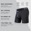 imageBAMBOO COOL Mens Underwear Boxer Briefs with Fly Soft Comfortable Breathable Underwear for Men MultipackDdark Red dark Green gray blue4pack