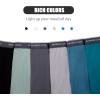 imageBAMBOO COOL Mens Underwear Boxer Briefs with Fly Soft Comfortable Breathable Underwear for Men MultipackEgreen lightgreen grey lightgrey4pack