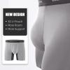 imageBAMBOO COOL Mens Underwear Boxer Briefs with Fly Soft Comfortable Breathable Underwear for Men MultipackEgreen lightgreen grey lightgrey4pack