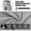 imageBAMBOO COOL Mens Underwear Boxer Briefs with Fly Soft Comfortable Breathable Underwear for Men MultipackEgreen lightgreen grey lightgrey4pack