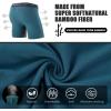 imageBAMBOO COOL Mens Underwear Boxer Briefs with Fly Soft Comfortable Breathable Underwear for Men MultipackFlightgreen blue 2black4pack