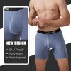 imageBAMBOO COOL Mens Underwear Boxer Briefs with Fly Soft Comfortable Breathable Underwear for Men MultipackKblue gray black7pack