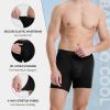 imageBAMBOO COOL Mens Underwear Boxer BriefsRegular LegBreathable Soft MoistureWicking with Fly Underwear For men 4 Pack2black2deep Gray