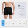 imageBAMBOO COOL Mens Underwear Boxer BriefsRegular LegBreathable Soft MoistureWicking with Fly Underwear For men 4 Pack2black2deep Gray