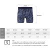 imageBAMBOO COOL Mens Underwear Classical Printed Boxer Briefs Underwears Fly Pouch Boxers Stretch Support Trunks for Man