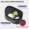 imageBAMBOO COOL Mens Underwear Dual Pouchs Boxer Briefs Support Ball Pouch Breathable Underwear For Men 4 Pack4amulticolor