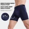 imageBAMBOO COOL Mens Underwear Dual Pouchs Boxer Briefs Support Ball Pouch Breathable Underwear For Men 4 Pack4cmulticolor