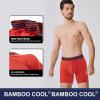 imageMens Underwear Soft Bamboo Viscose Moisturewicking Man Boxer Briefs 345 Pack