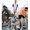 imageBAMBOO COOL Mens Athletic Shorts Activewear LooseFit Breathable Running Workout Gym Shorts with PocketsCdark Grey