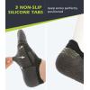imageBAMBOO COOL No Show Socks Mens Low Cut Bamboo Fiber Ankle Socks Non Slip Breathable Soft Fashion Casual SocksDark Grey 6 Pack