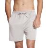 imageBAMBOO COOL Mens Athletic Shorts Activewear LooseFit Breathable Running Workout Gym Shorts with PocketsDlight Grey