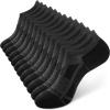 imageBAMBOO COOL No Show Socks Mens Low Cut Bamboo Fiber Ankle Socks Non Slip Breathable Soft Fashion Casual SocksBlack 6 Pack