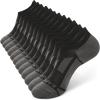 imageBAMBOO COOL No Show Socks Mens Low Cut Bamboo Fiber Ankle Socks Non Slip Breathable Soft Fashion Casual SocksDark Grey 6 Pack