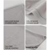 imageBAMBOO COOL Mens Undershirts Slim Fit VNeck Breathable MoistureWicking TShirts Soft Stretch White Tees for Men 3 PackV Neckwhite1Black1Grey1