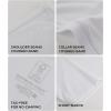 imageBAMBOO COOL Mens Undershirts Slim Fit VNeck Breathable MoistureWicking TShirts Soft Stretch White Tees for Men 3 PackV Neckwhite3