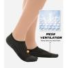imageBAMBOO COOL No Show Socks Men Low Cut Ankle Short Socks for Men Casual Athletic Socks with Non Slip GripBlack 6 Pack