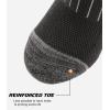 imageBAMBOO COOL No Show Socks Men Low Cut Ankle Short Socks for Men Casual Athletic Socks with Non Slip GripBlack3  Dark Grey3