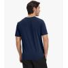 imageBAMBOO COOL Mens Crewneck TShirts Undershirts for Men Short Sleeve Shirts Soft Tshirt Classic Comfortable TeesCnavy Blue