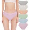 imageBAMBOO COOL Womens Underwear Bikini Underpants Lace Hipster Panties Soft Stretch Moisture Wicking Panties for Women 6PackMulticoloured A5pack
