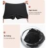 imageBAMBOO COOL Womens Boyshort Panties Seamless Underwear Stretchy Moisture Wicking Boxer Briefs for Ladies 5 PackBlack a 5pack