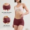 imageBAMBOO COOL Womens Boyshort Panties Seamless Underwear Stretchy Moisture Wicking Boxer Briefs for Ladies 5 PackMulticoloured B 5pack