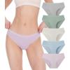 imageBAMBOO COOL Womens Underwear Bikini Underpants Hipster Ladies Panties Soft Stretch Breathable Panties for Women 5PackMulticoloured A5pack